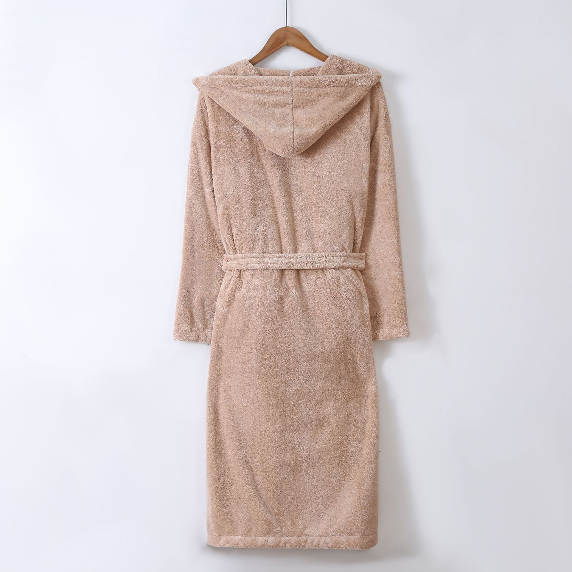 산호 양털 밀 귀 파자마 여성의 겨울 잠옷 기모 긴 겨울 긴 소매 잠옷 입고 두꺼운 외부