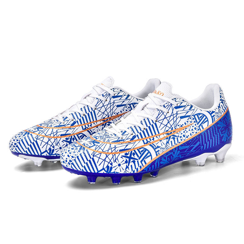 Zapatos de fútbol explosivos, zapatos de entrenamiento profesional de estudiantes jóvenes, zapatos de comercio exterior al por mayor.