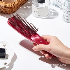 日本輸入コーム女性マッサージ頭皮弾性コームメイクアップコーム理髪コーム巻き毛コームポータブルブルーラージサイズ