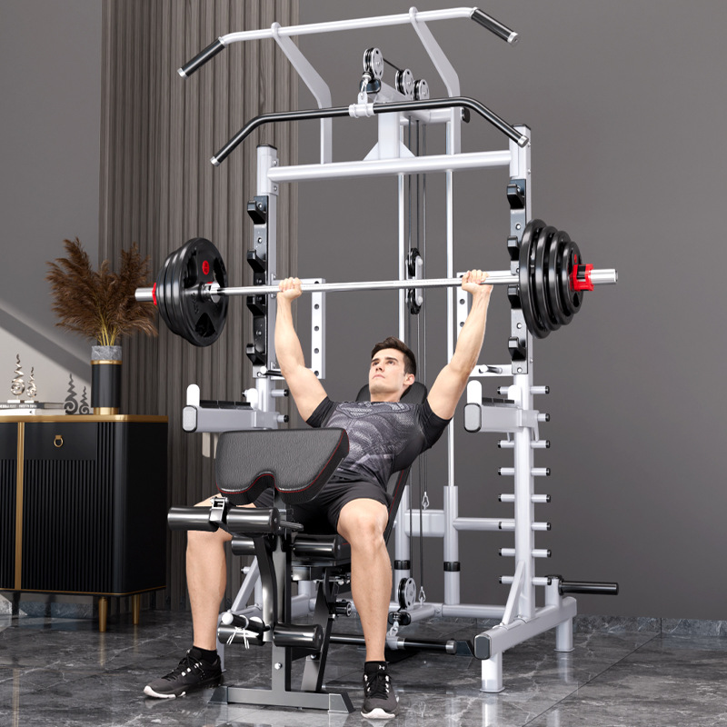 Gantry fitness hogar equipo de fitness traje combinación equipo de sentadillas equipo de entrenamiento de fuerza Squat rack