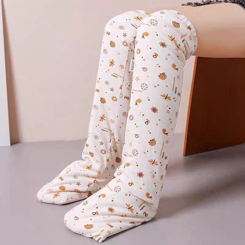Cotton Liner Sleep Socks for Men and Women in Air-Conditioned Rooms to Wear at Night to Keep Warm and Prevent Cold Sleep, Loose and Thin Foot Covers