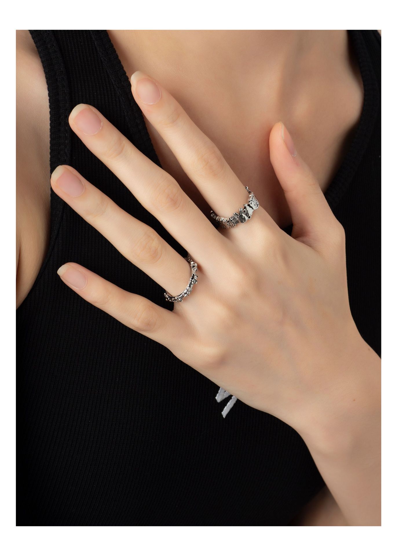 Cute Animal Copper Plating Open Ring