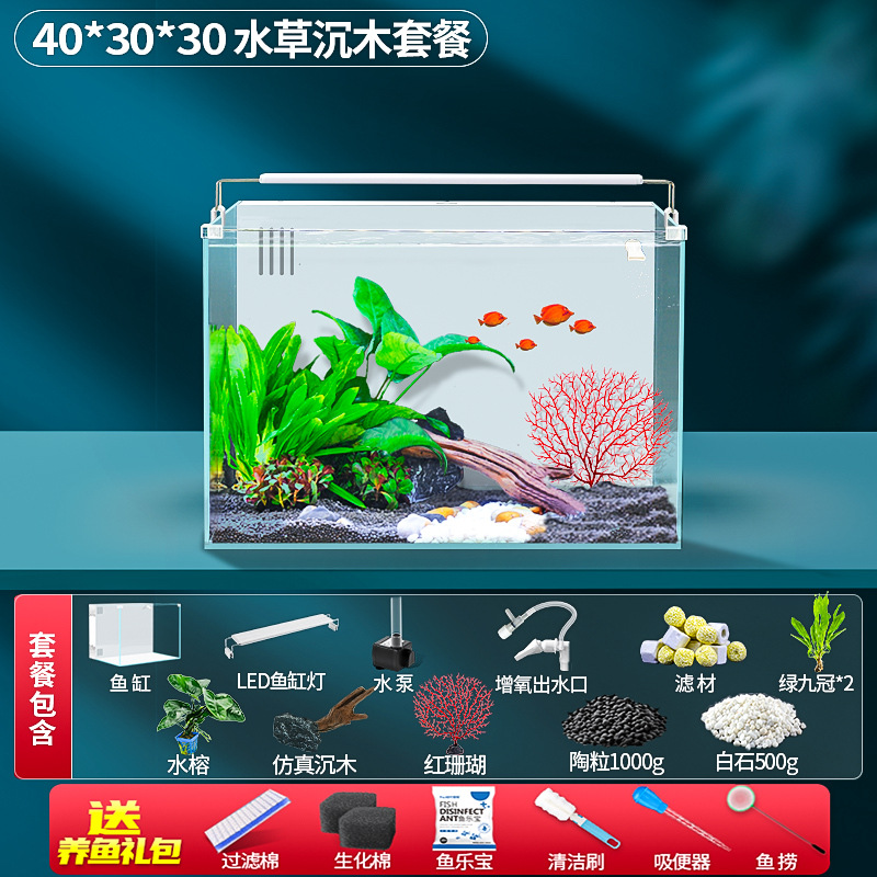 White aquatic plants, 40cm