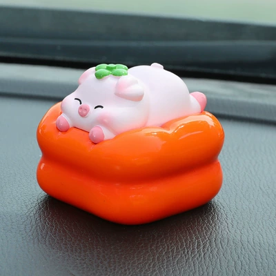 Cartoon Cute Persimmon Car ornaments - think-about-persimmon