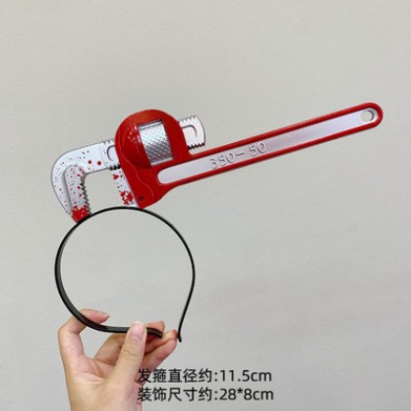 Llave roja con cabeza