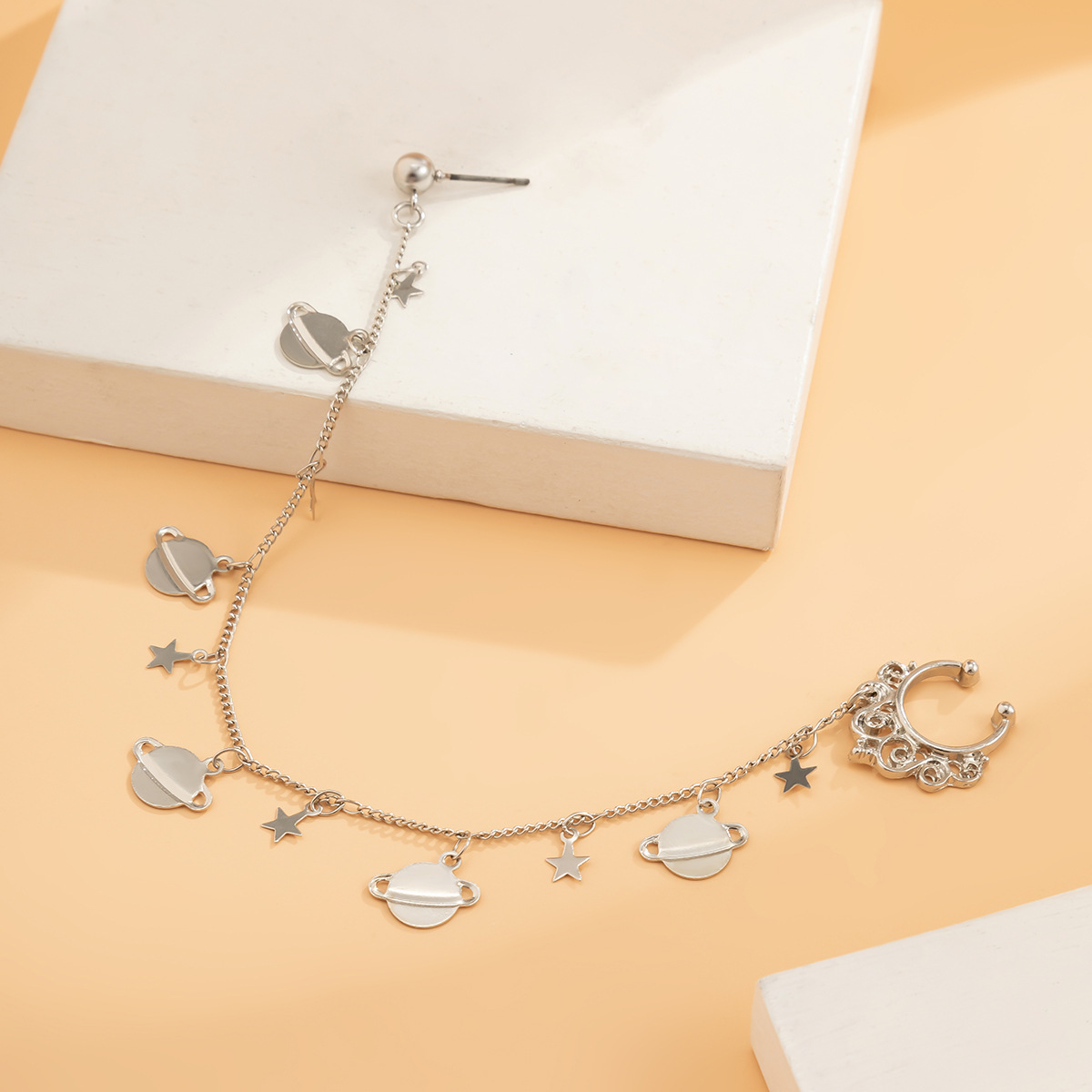 European and American jewelry, ethnic style, Su style, no punching nose studs, nose accessories, sweet and cool earrings, puncture nose rings_voghion.com