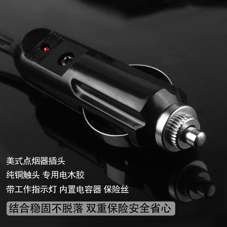 Car Cigarette Lighter Plug Splitter Dc Male to Female Adapter Power Extension Cord for Heating Pads, Blankets, and Charging