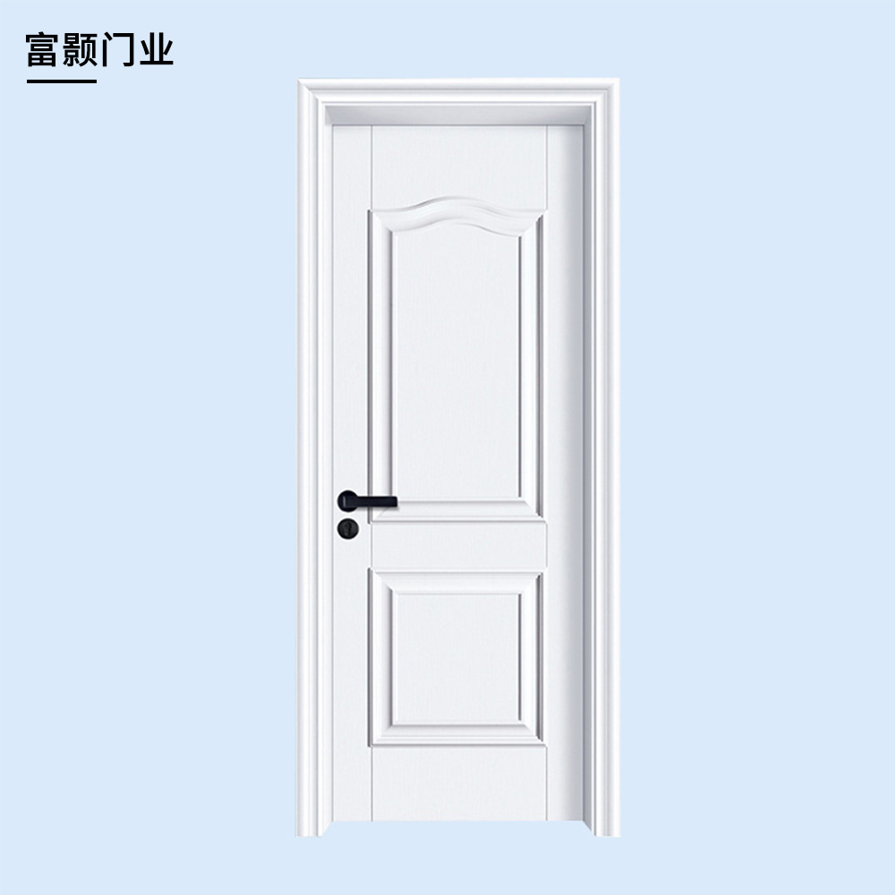 白色免漆门室内门现代出租房门卧室门烤漆实木钢木门复合套装门