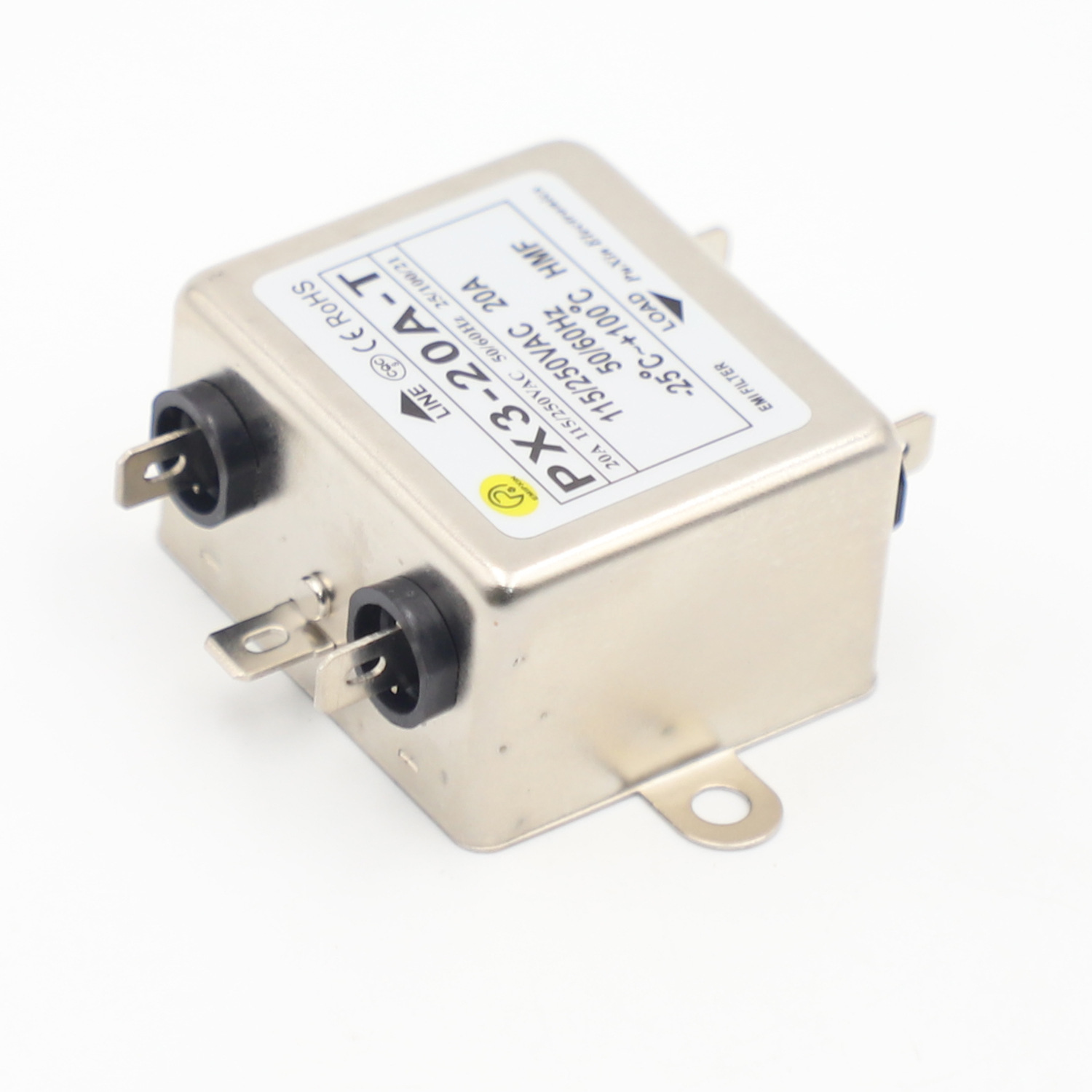 普鑫滤波器PX3-20A-T单相交流110/250AC厂家直销自主品牌批量优惠