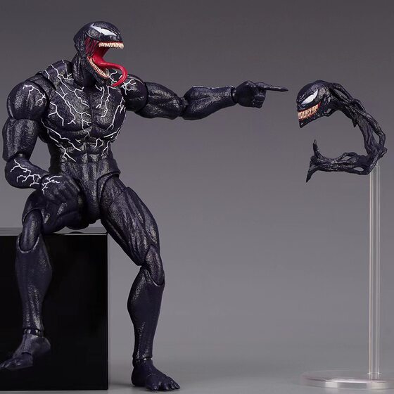 SHF Venom Co-Marvel Universe Amazing Life Spider-Man Venom Joint Action Movie Figure Hand Toy