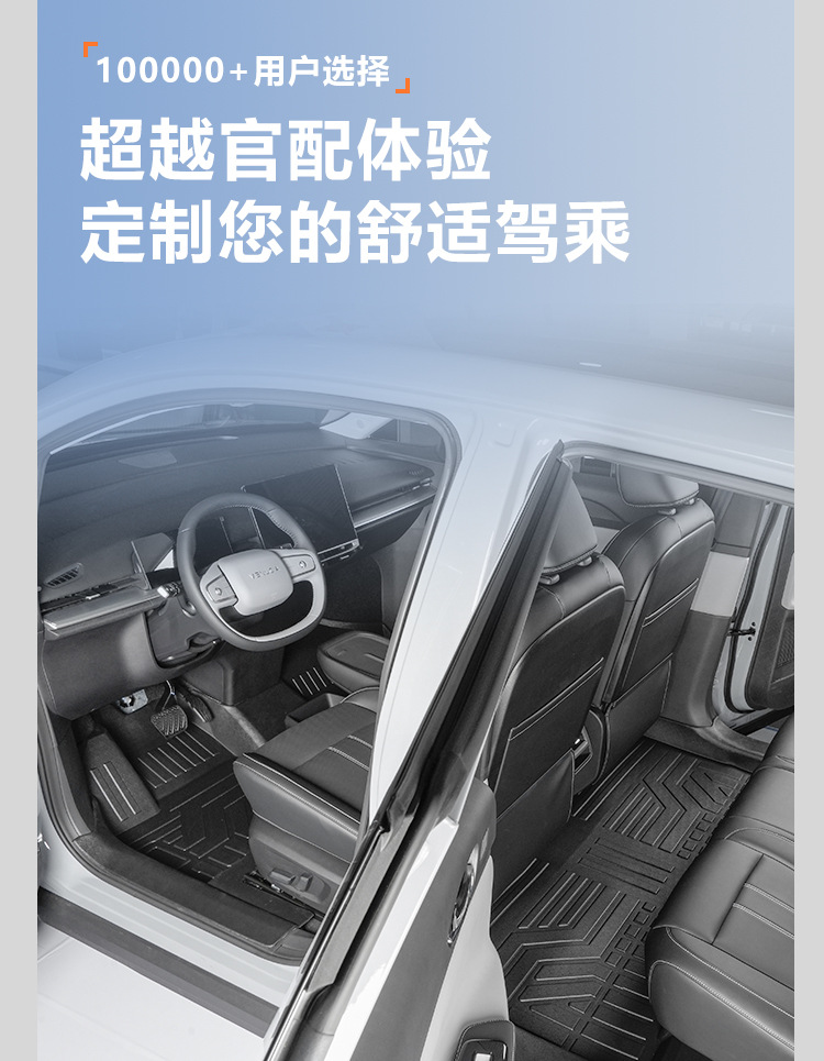 TPE Floor Mats for Dongfeng Venucia VX6 2023-2026