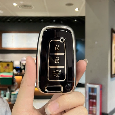 Car key bag Rena ix25 Accesse Tucson Car - modern-d-model-old-model-smart-silver-black-single-shell