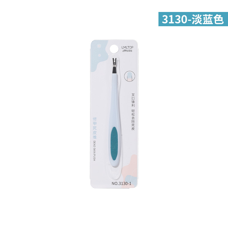 LMLTOP lima de uñas push de piel muerta para eliminar la piel muerta lima pulida herramienta profesional de manicura 3130