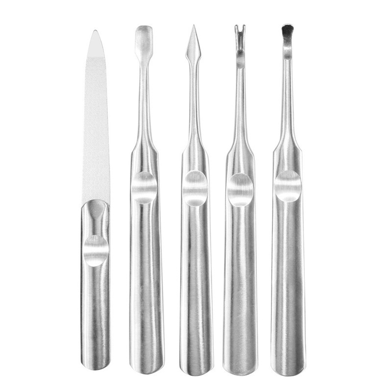 Exfoliating manicure tools set stainless steel for nails for…
