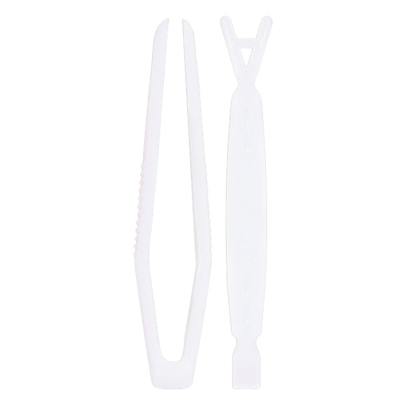 Двойной глаз наклейка вспомогательный инструмент пластиковый белый зажим щипцетик помогает Y вилка косметический инструмент производитель оптом