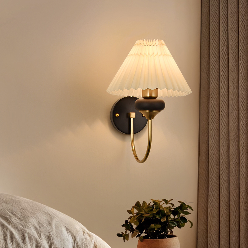 Grand View Garden Headlight 2026 nuevo estilo de madera antigua sala de estar decoración de estudio lámpara de pared retro residencial Headlight L271