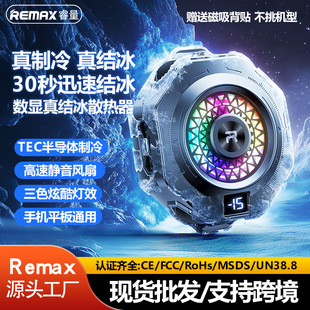 Remax Mobile Phone Radiator Can Be Frozen Semiconductor Refrigeration Magnetic Radiator Mobile Phone Tablet Universal Ultra-Quiet