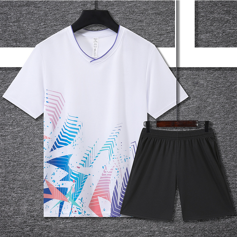Nuevo traje de bádminton, ropa deportiva de verano, equipo al aire libre para adultos, ropa de entrenamiento competitivo, jersey de bádminton