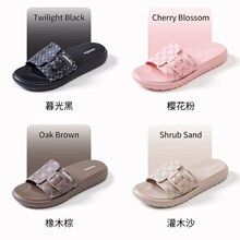 批发eva拖鞋女款2528-B3款单扣休闲平底防滑居家室内百搭沙滩鞋