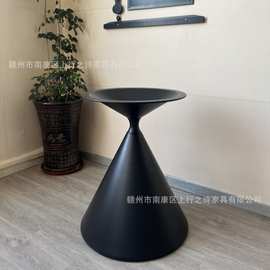 不锈钢桌脚轻奢岩板大理石餐桌底座餐台脚高端家用镂空拼色桌腿