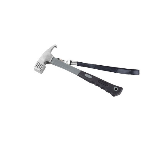Outdoor multi-functional ground nail hammer tent canopy high carbon steel claw hammer nail puller outdoor life-saving hammer camping equipment
