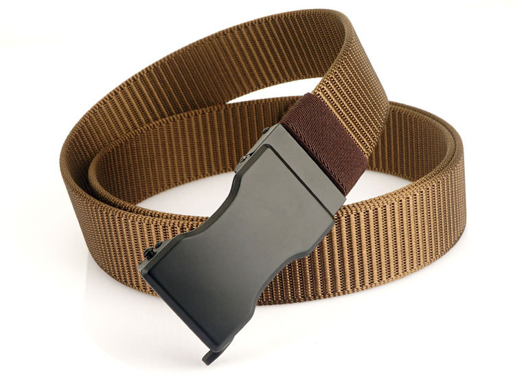 Nylon Casual Belt With Automatic Buckle For Men Quick Drying_voghion.com