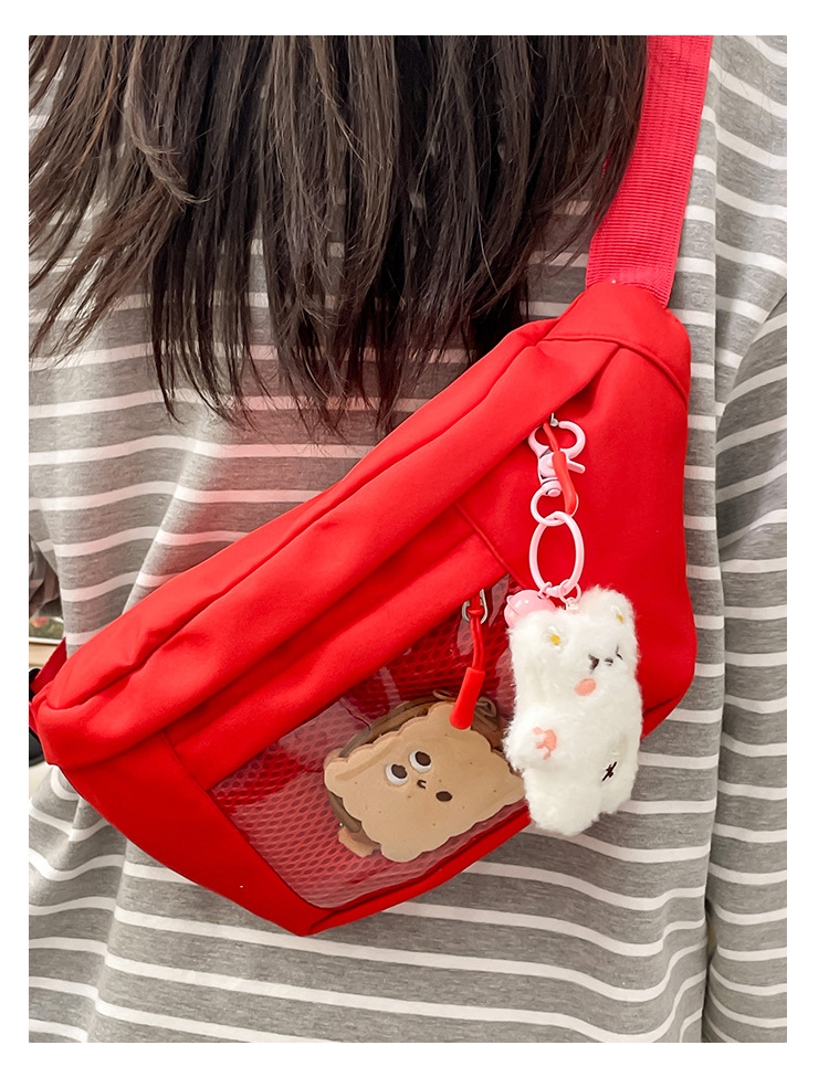 Japanese-style Instagram niche chest bags are selling well. Simple and versatile solid-color crossbody bags and Instagram student fresh single-shoulder bags are also selling well undefined