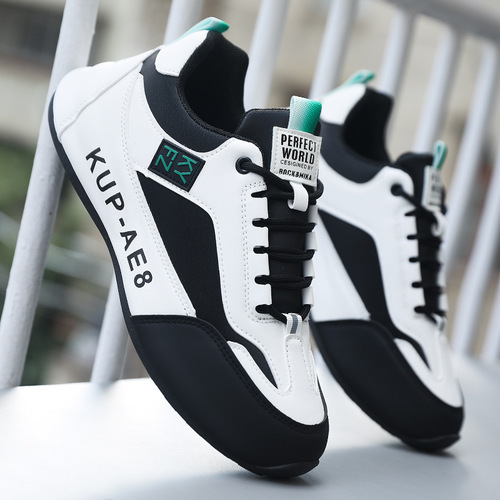 2026 Winter New Men's Leather Waterproof Sports Shoes Casual Shoes Soft Sole Lightweight Cotton Shoes Travel Shoes Father's Shoes