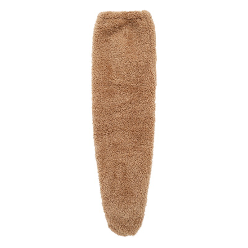 2023 Otoño e Invierno transfronterizo de Amazon estación independiente oso de peluche calcetines de piso medias rodilleras calcetines altos cálidos para niñas