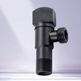 三角阀批发冷热水器水阀门304不锈钢一进二出三通开关通用4分加长