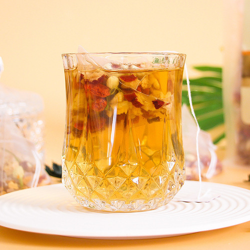 Ginger Snow Pear Jasmine Tea 25 bags Triangle Tea Bags Cold Brew Tea Red Date Goji Berry Combination Health-preserving Eight Treasure Flower and Fruit Tea