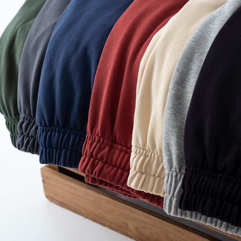 Pantalones casuales de los hombres de verano pantalones de chándal de los hombres 2024 deportes pantalones rectos versátiles pantalones atados al tobillo de moda al por mayor pantalones de los hombres