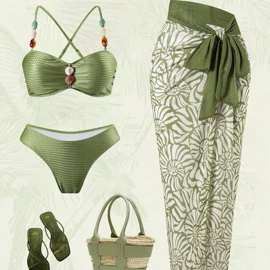 比基尼;连体泳衣