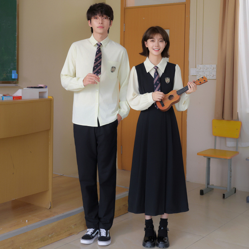 2025 Autumn Games Couple Outfits Autumn Student Class Uniforms Suit Dress Stage Performance Clothes Women's Skirts