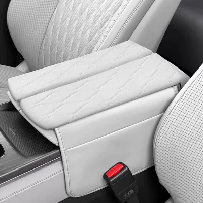 Suitable for Envision Plus Central Control Armrest Box Heightening Pad Storage Bag Decorative Armrest Box Protective Cover (Armrest box pad) - envision-plus-gray