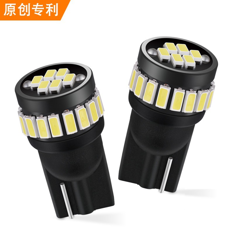 中山佳驰汽车t10 led示宽灯3014-24小插泡牌照灯车顶阅读灯车12V