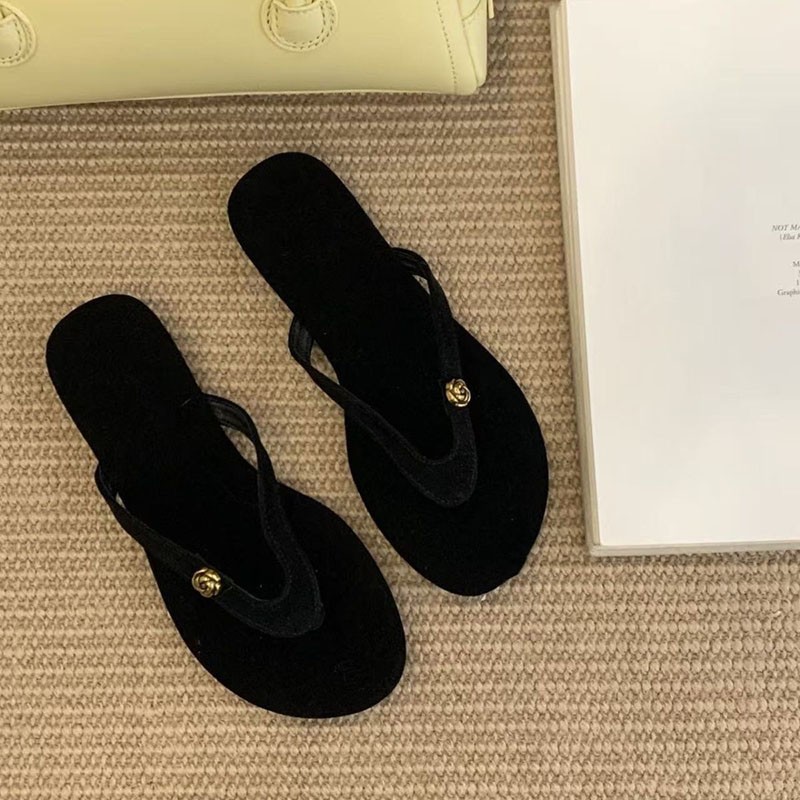 2026 verano nuevo estilo coreano zapatillas de tela fría zapatillas cómodas de suela suave zapatillas de mujer zapatillas de tela plana