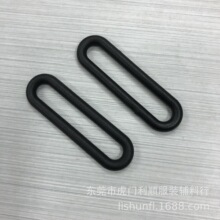 现货塑料4cm腰形扣 3.8CM环形方扣 二档扣40MM椭圆形扣 塑胶线环