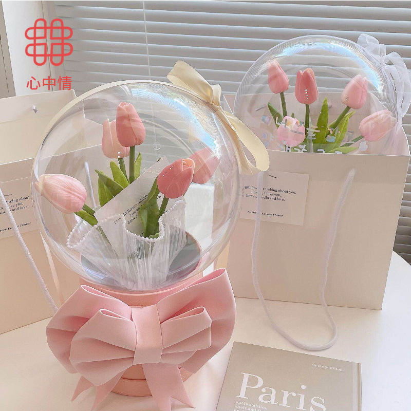 心中情 新款亚克力透明球节日气氛装饰空心圆球橱窗装饰球