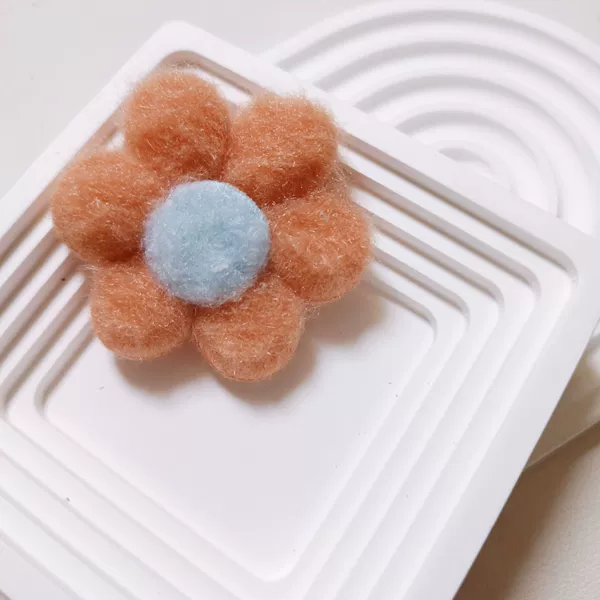 Flower-shaped, orange