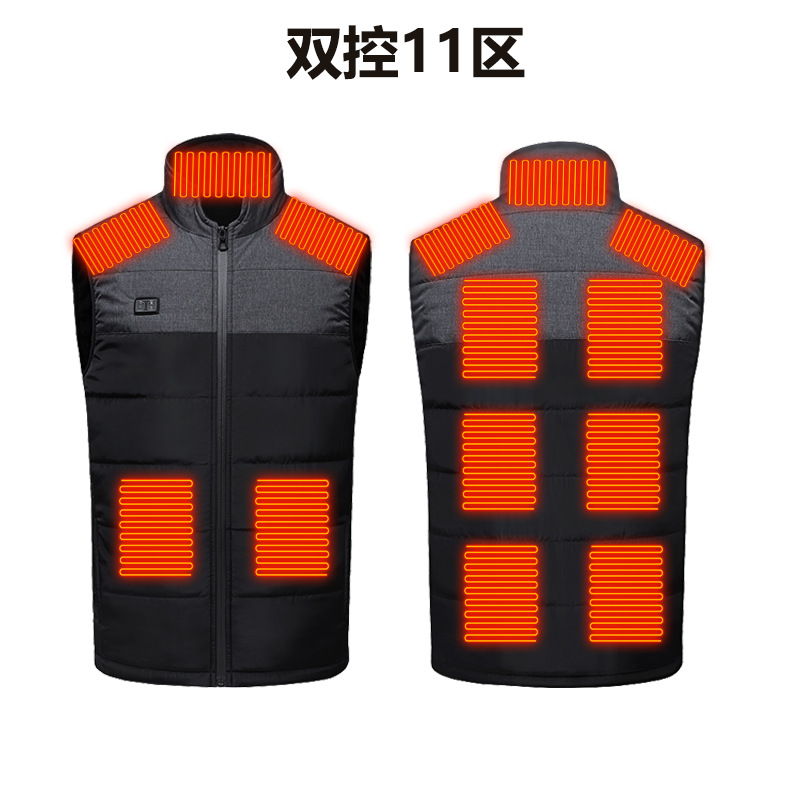 검은 색과 회색 이중 제어 영역 11