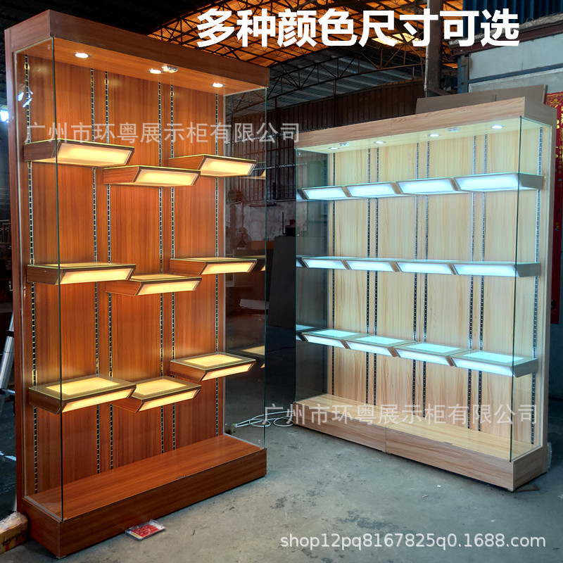 化妆品展示柜网红直播间美妆陈列柜美容院样品展厅烤漆展柜中岛柜