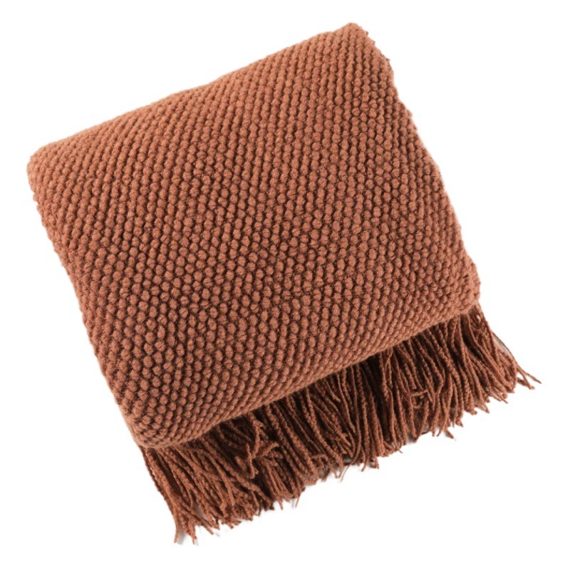 Одеяло для дивана Одеяло Ананасовое одеяло Вязаное одеяло Офисный ворс Маленькое одеяло Одеяло для кондиционирования воздуха Вафельное одеяло