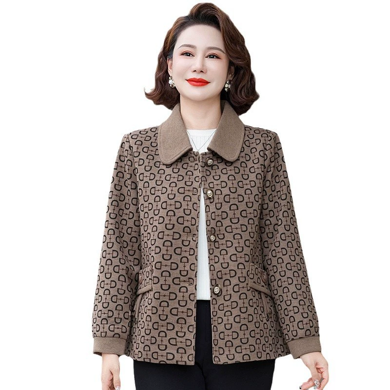Осенняя модная куртка для мамы, для отдыха, 50 лет, для среднего возраста.