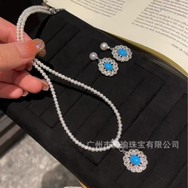 天然珍珠项饰;天然珍珠胸饰;天然珍珠耳饰