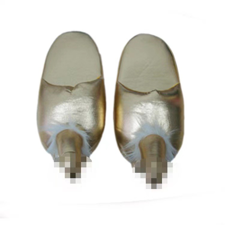 个性创意搞怪新奇性感情趣烫金拖鞋外贸出口