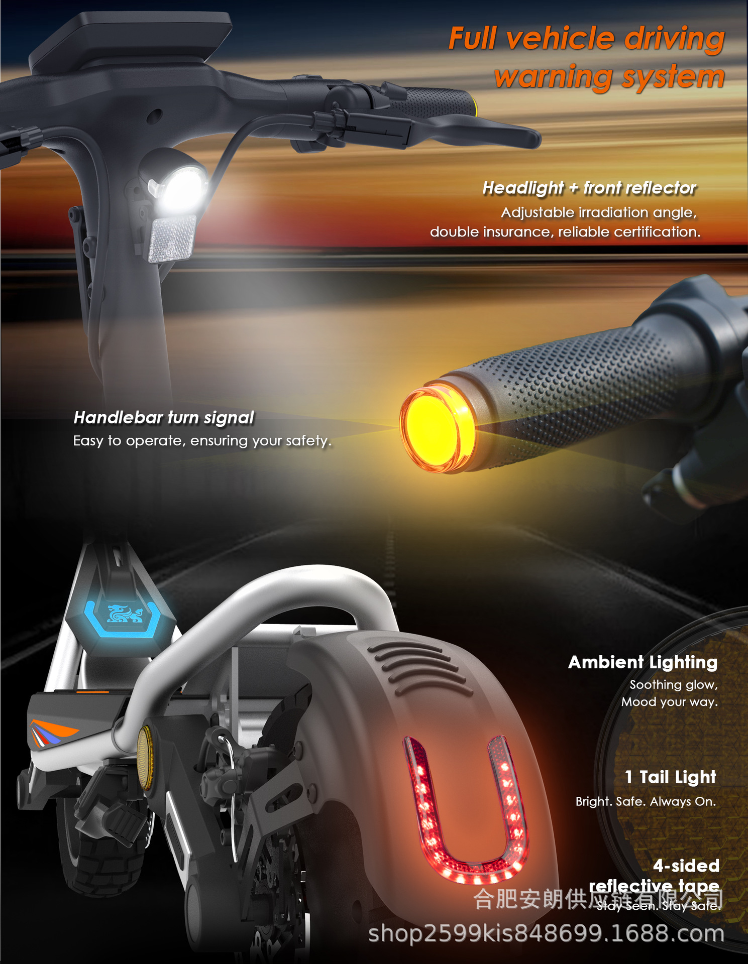 Kukirin Electric Scooter Foldable Portable Lithium Battery