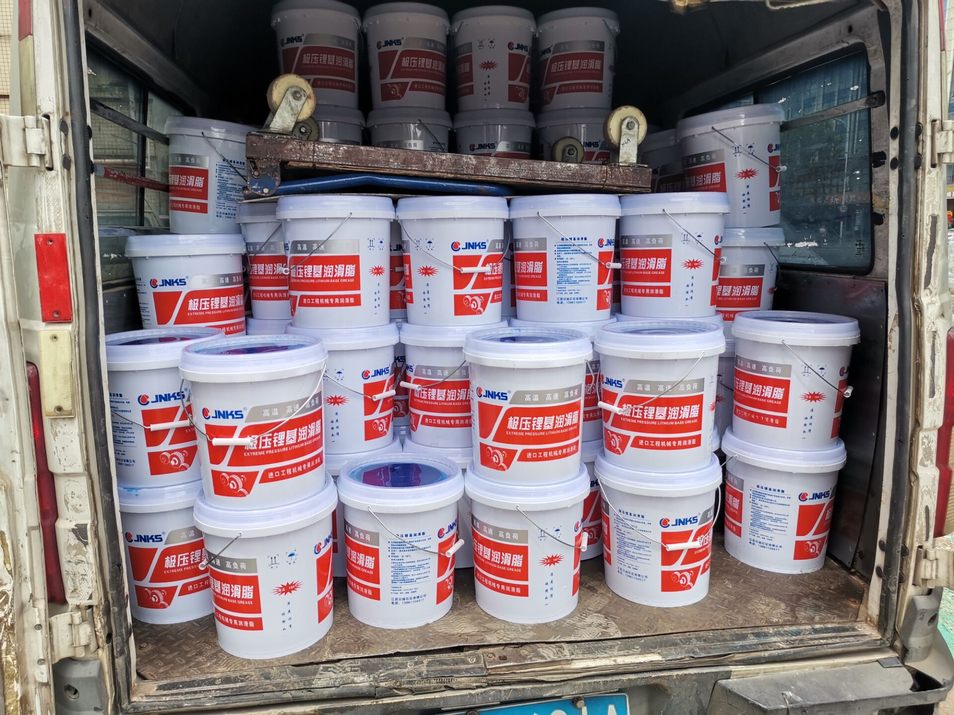 JNKS黄油润滑油 润滑脂黄油轴承润滑脂通用锂基润滑脂机械15公斤