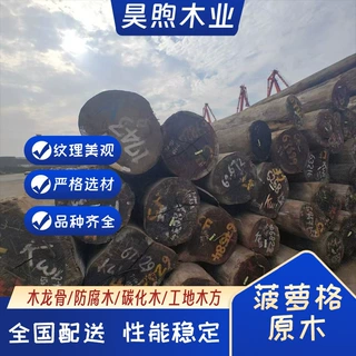 印尼菠萝格防腐木户外原木木方耐腐蚀实木木方条子