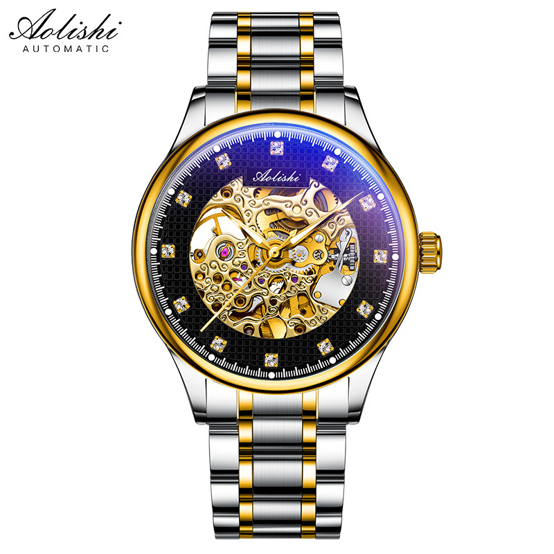 Rhinestone đổi màu giữa bề mặt đen
